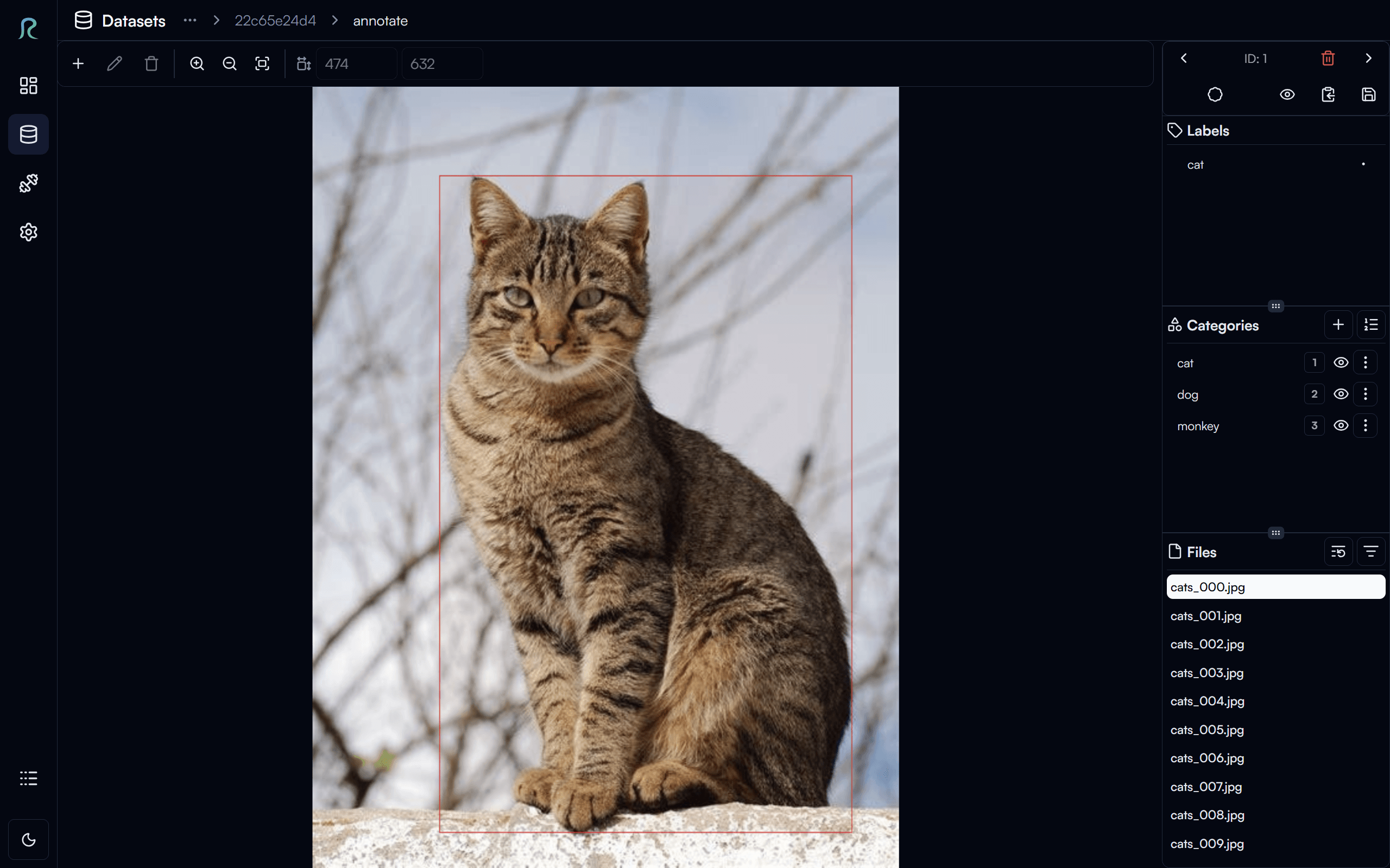 Pre-annotated image