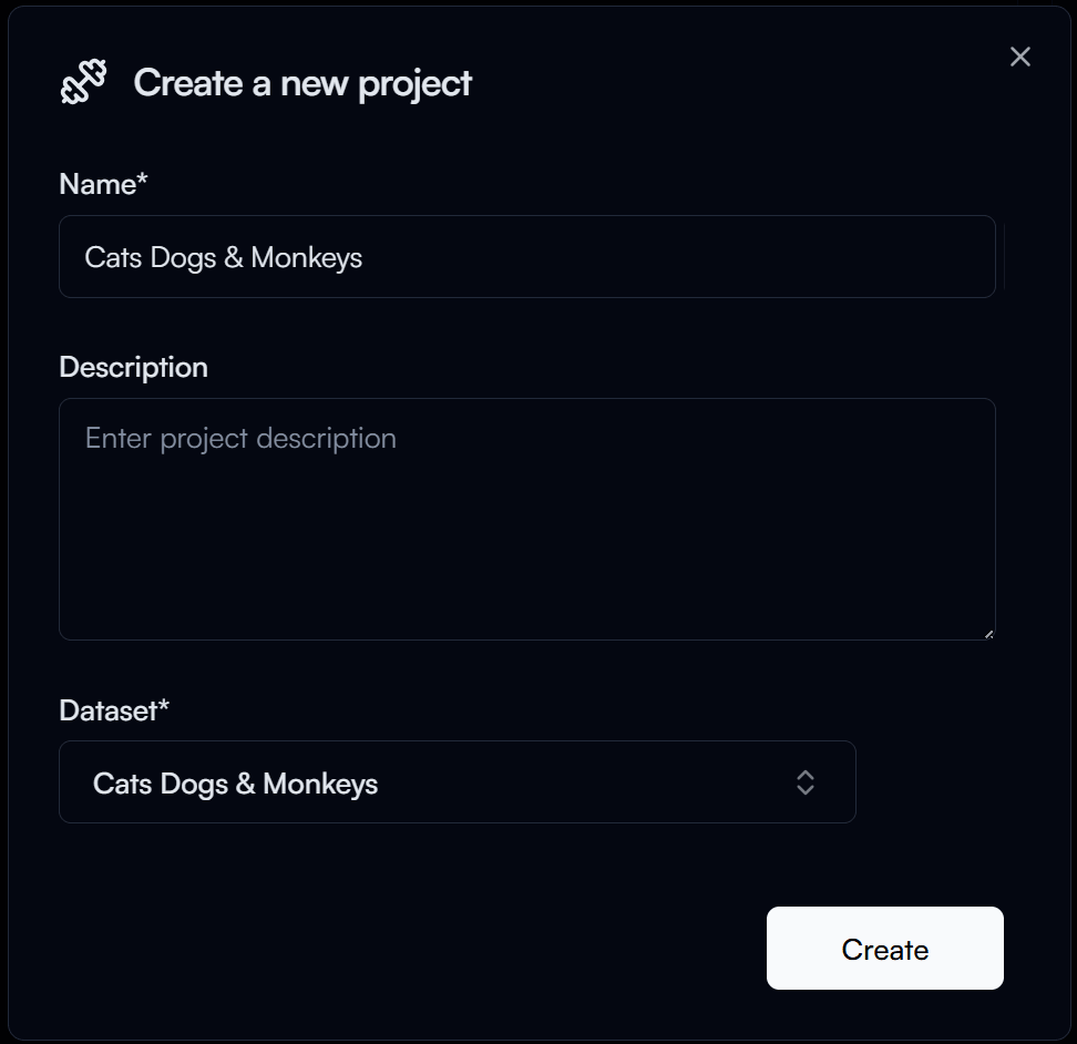 Create New Project