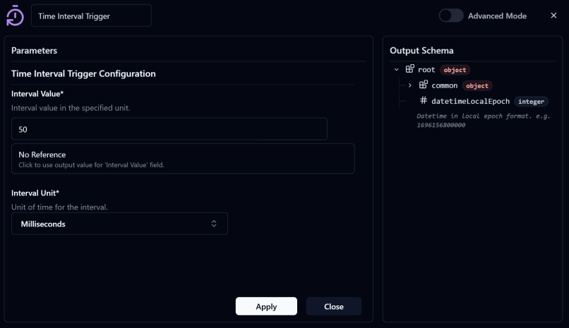 Build Time Trigger Node