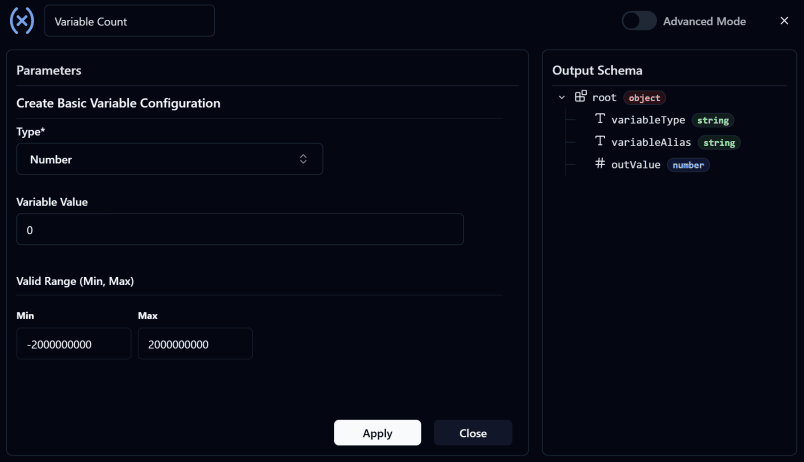 Build Variable Node