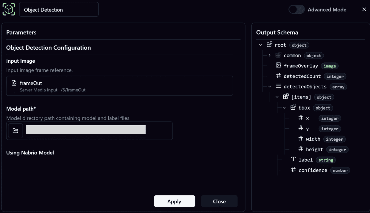 Build Object Detection Node