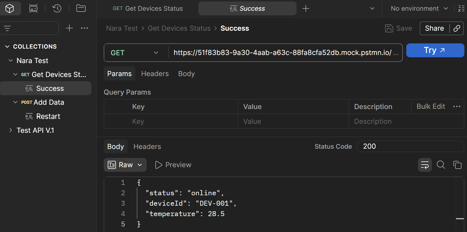 Add Example Success