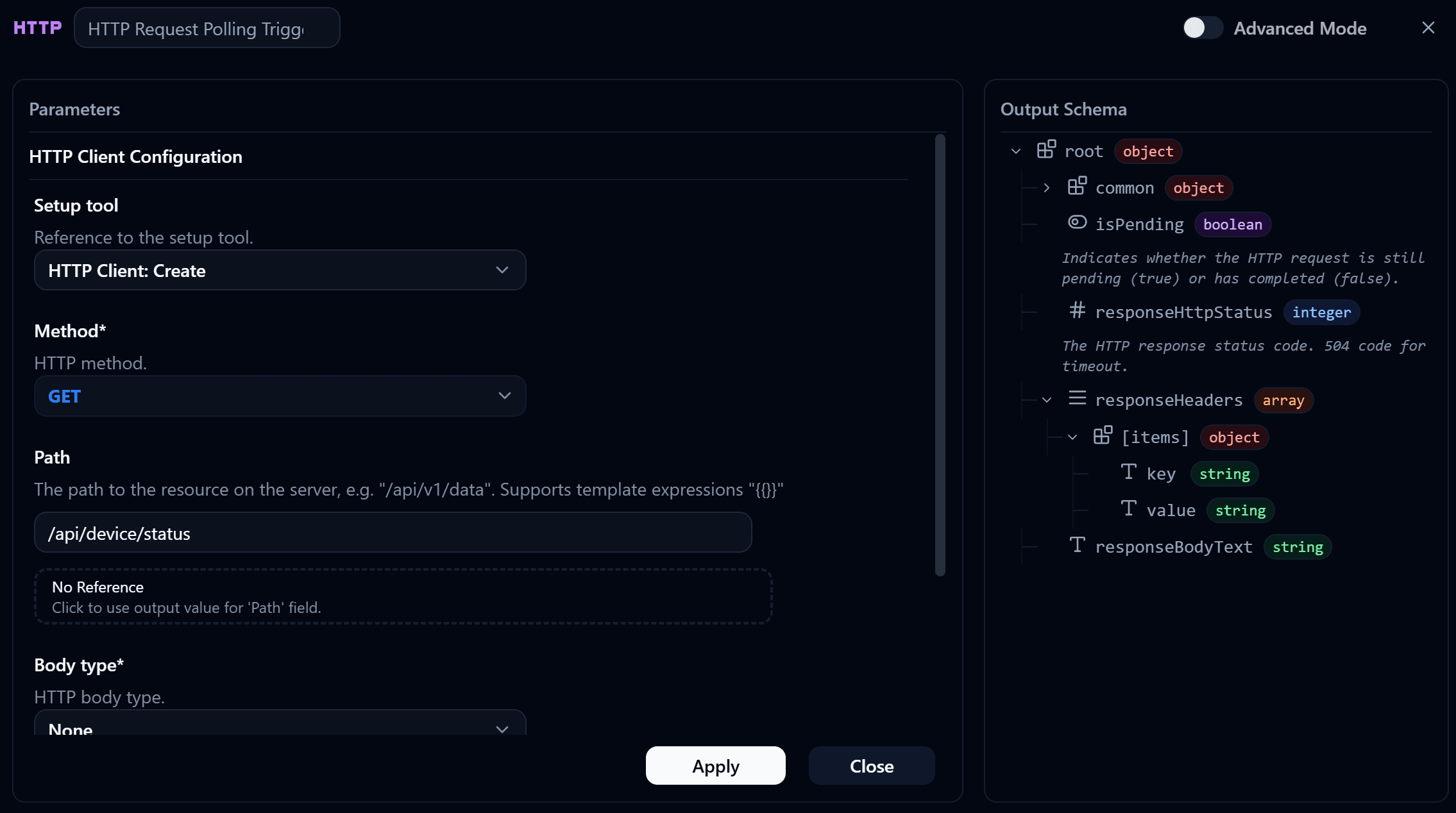 HTTP Polling Trigger Node