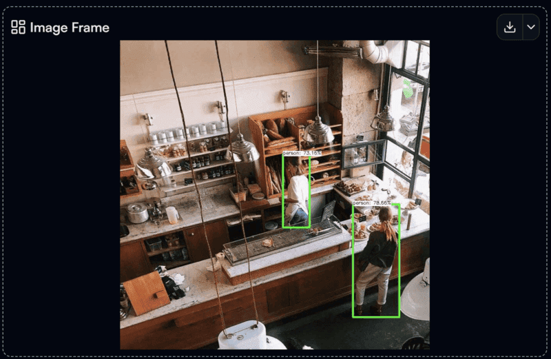 Image Frame widget on the Dashboard