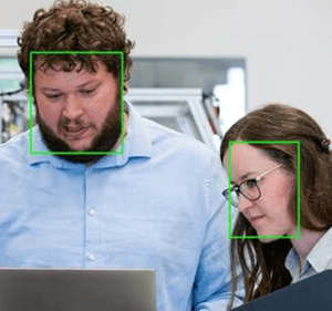 Face detection example